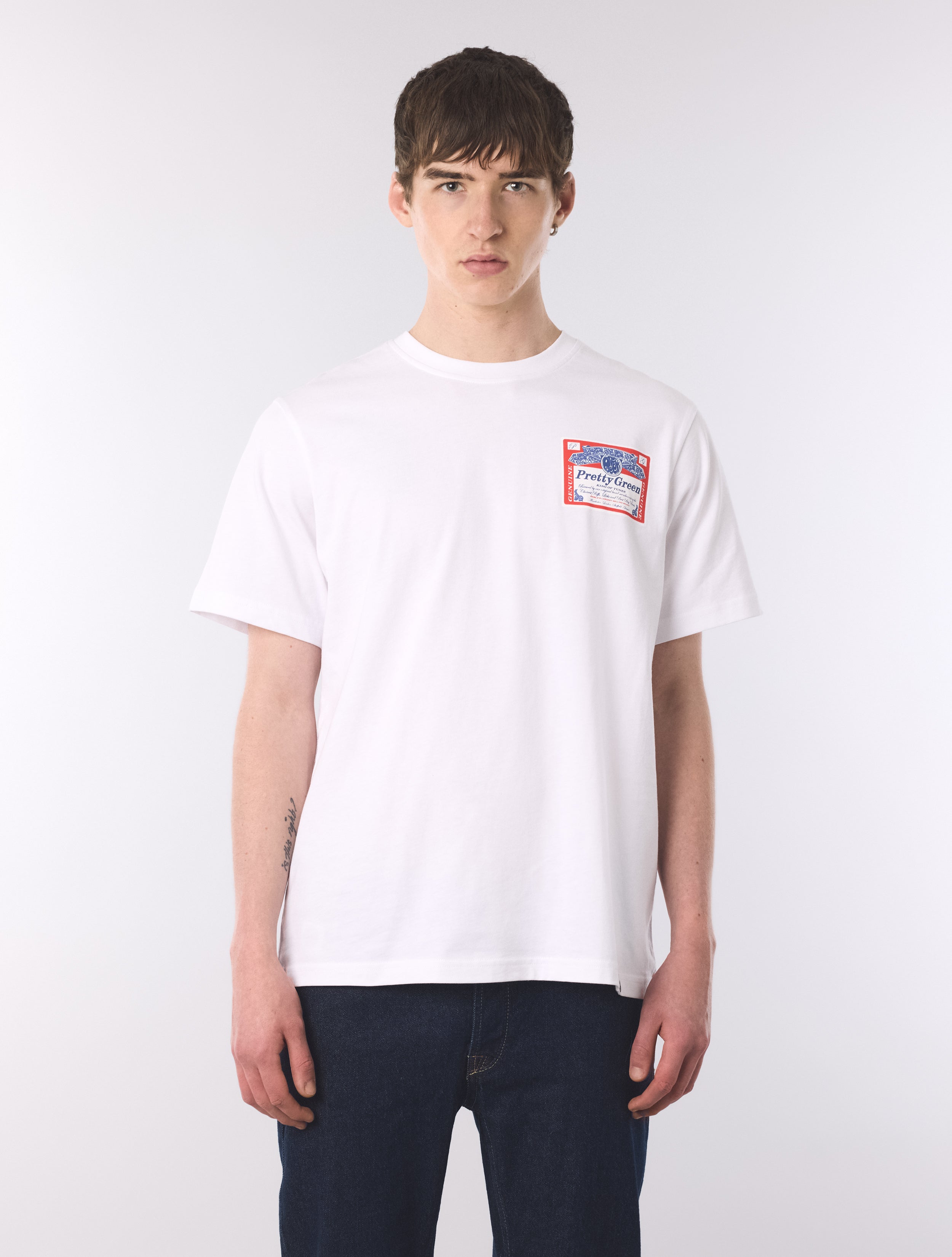 White Cold One T-Shirt – Pretty Green Store
