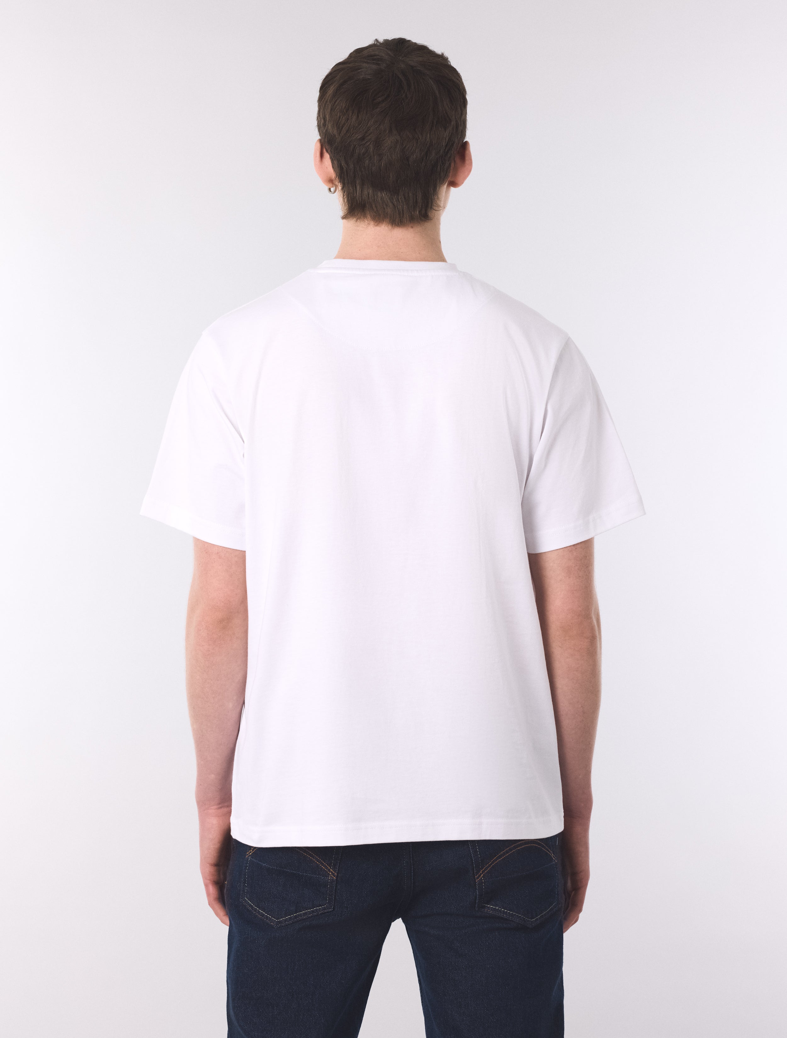Gildan T-shirt Uomo Ultra Cotton: Maglietta A Doppio Ago, Colore Safetygreen/Bianco, Taglia S