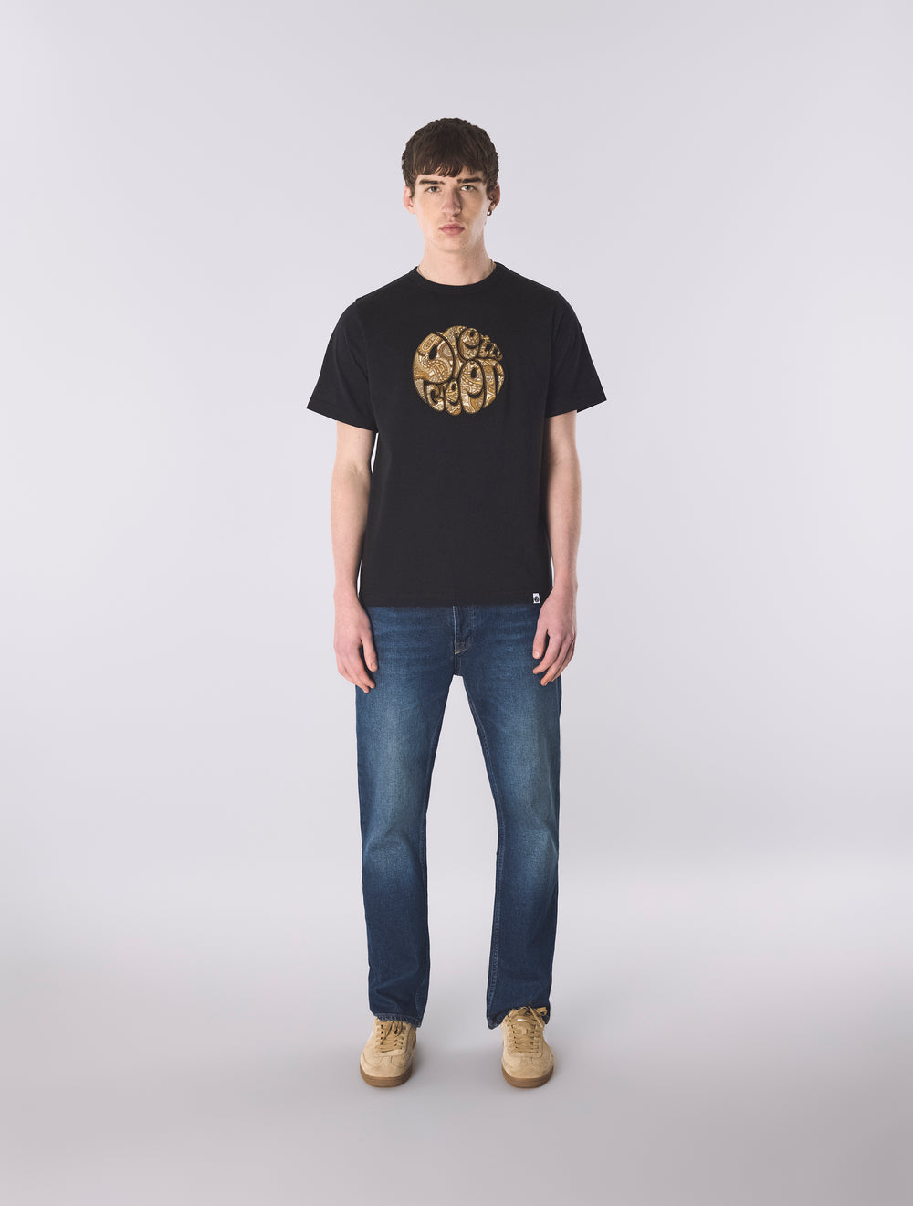 Black Hermosa Paisley Logo T-Shirt