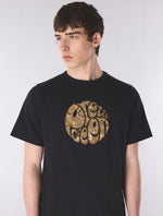 Black Hermosa Paisley Logo T-Shirt