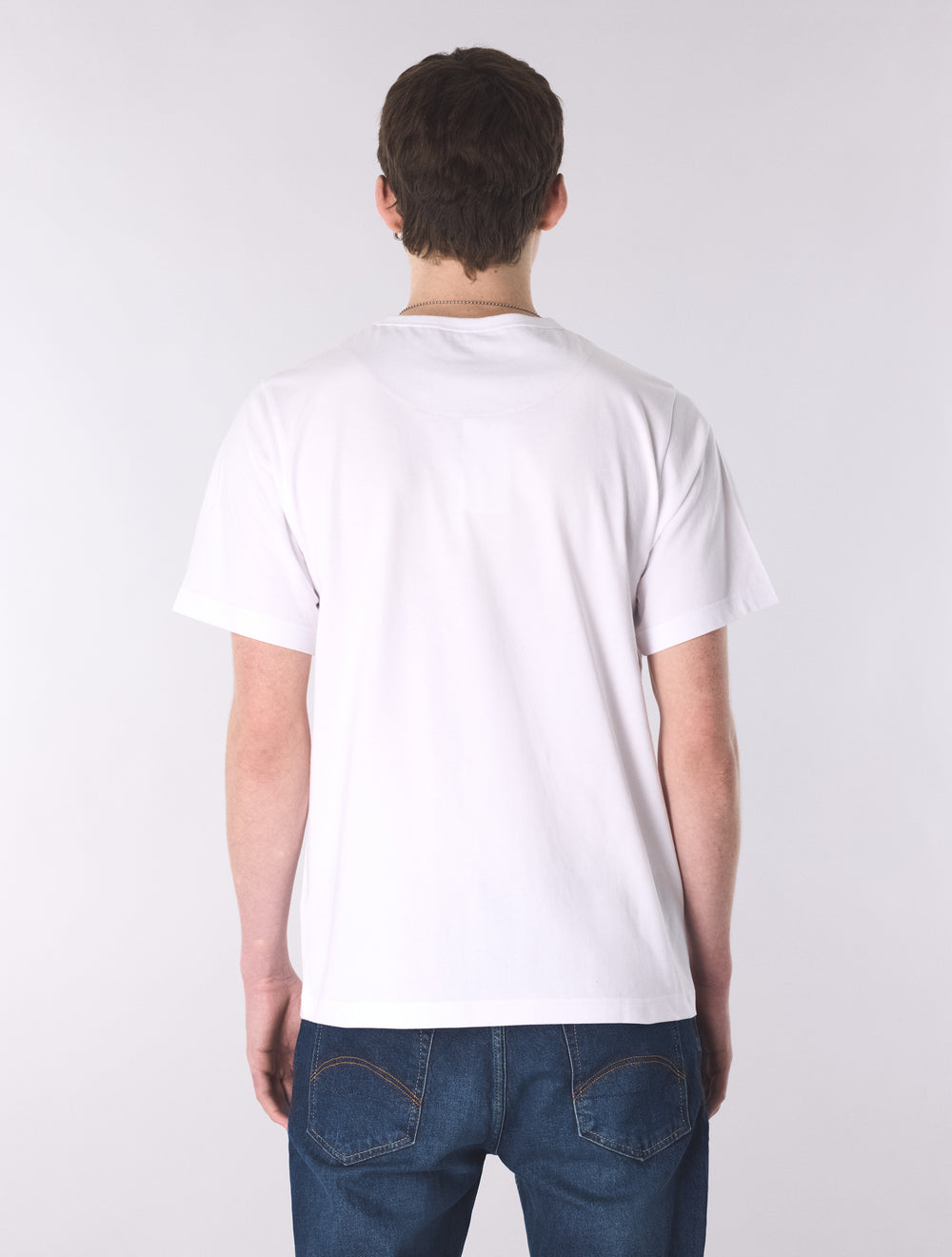 White Hermosa Paisley Logo T-Shirt