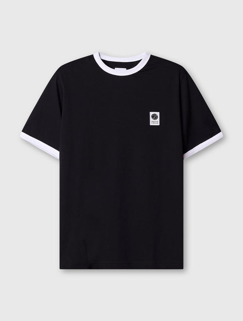 Black Melrose Ringer T-Shirt
