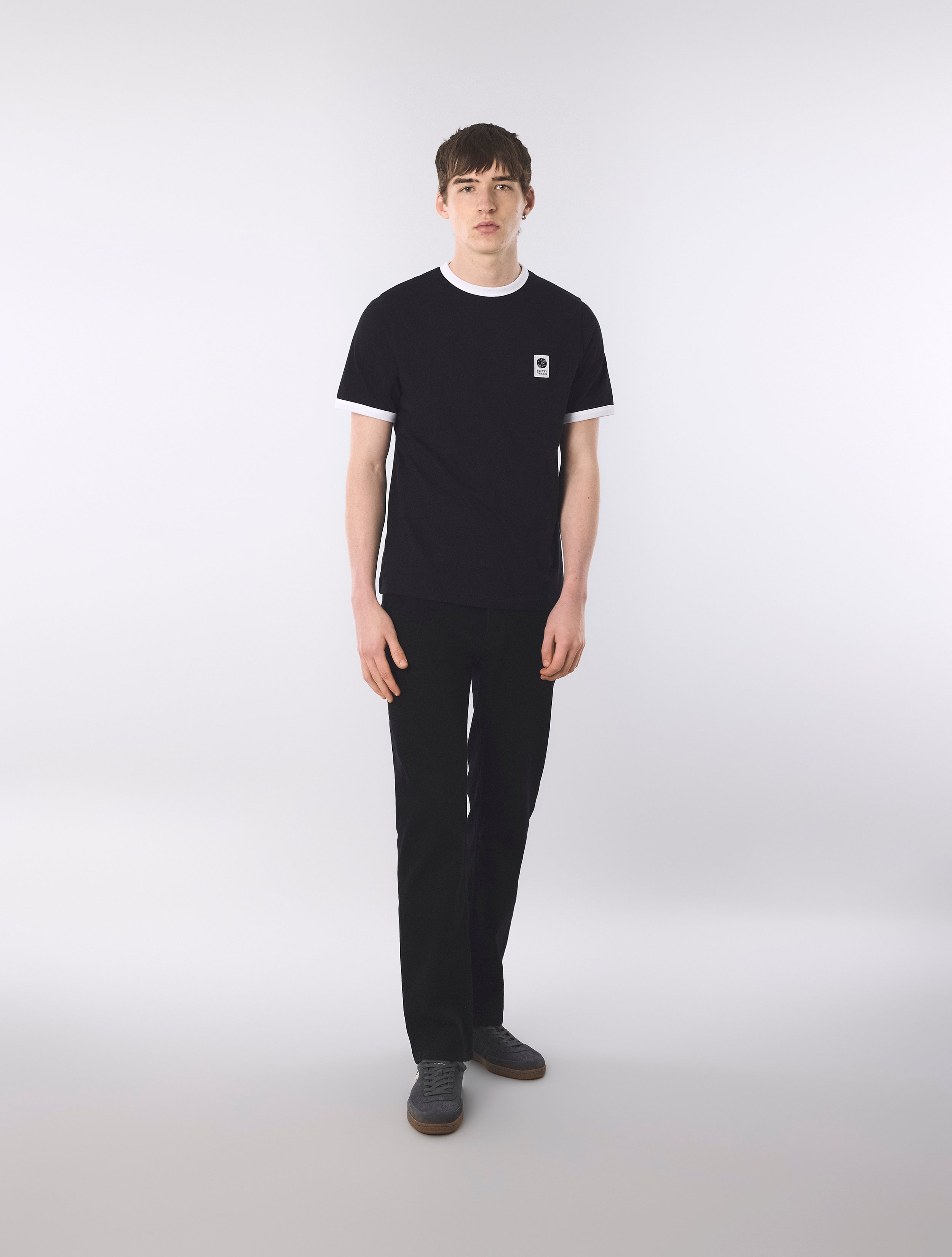 Black Tilby Tape Polo – Pretty Green Store