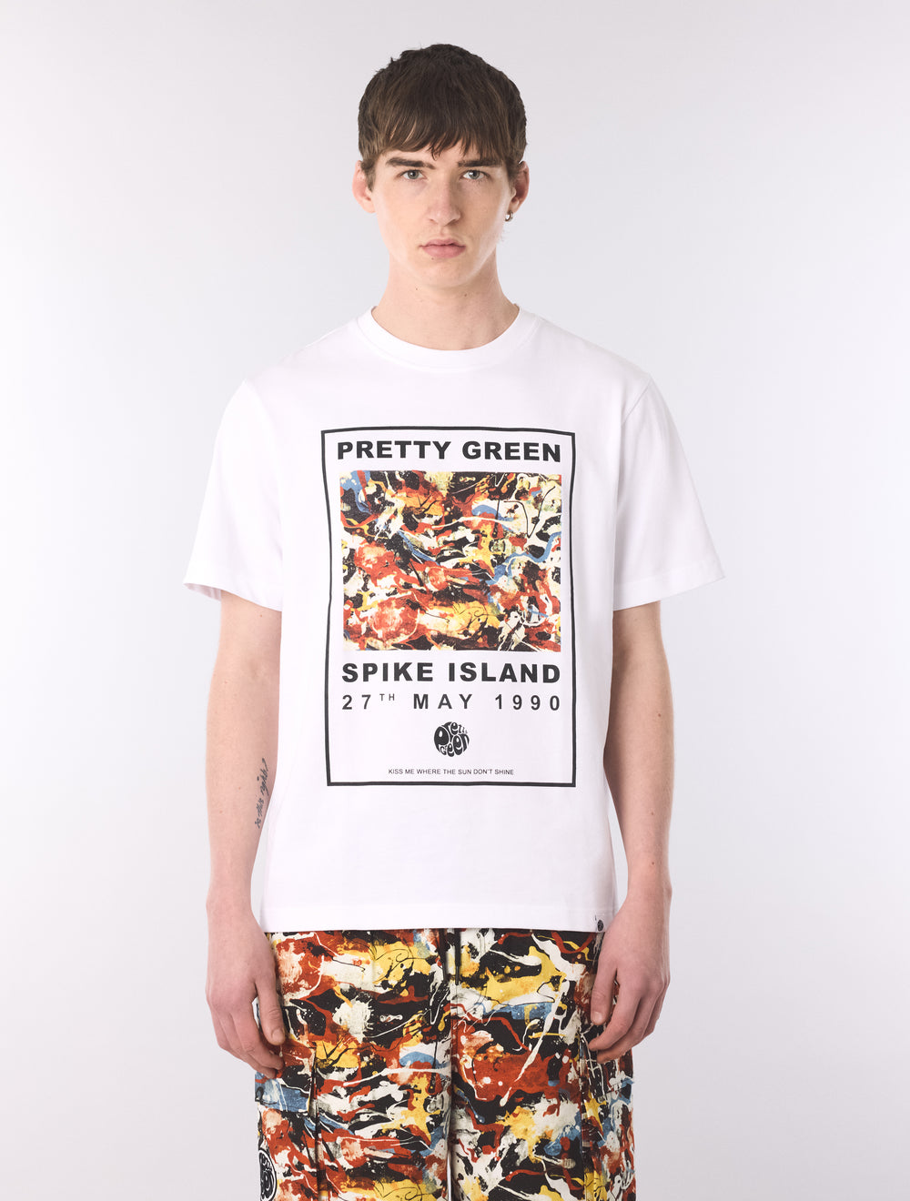 White Smithfield Box Logo T-Shirt