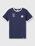 Dark Blue Jules Ringer T-Shirt