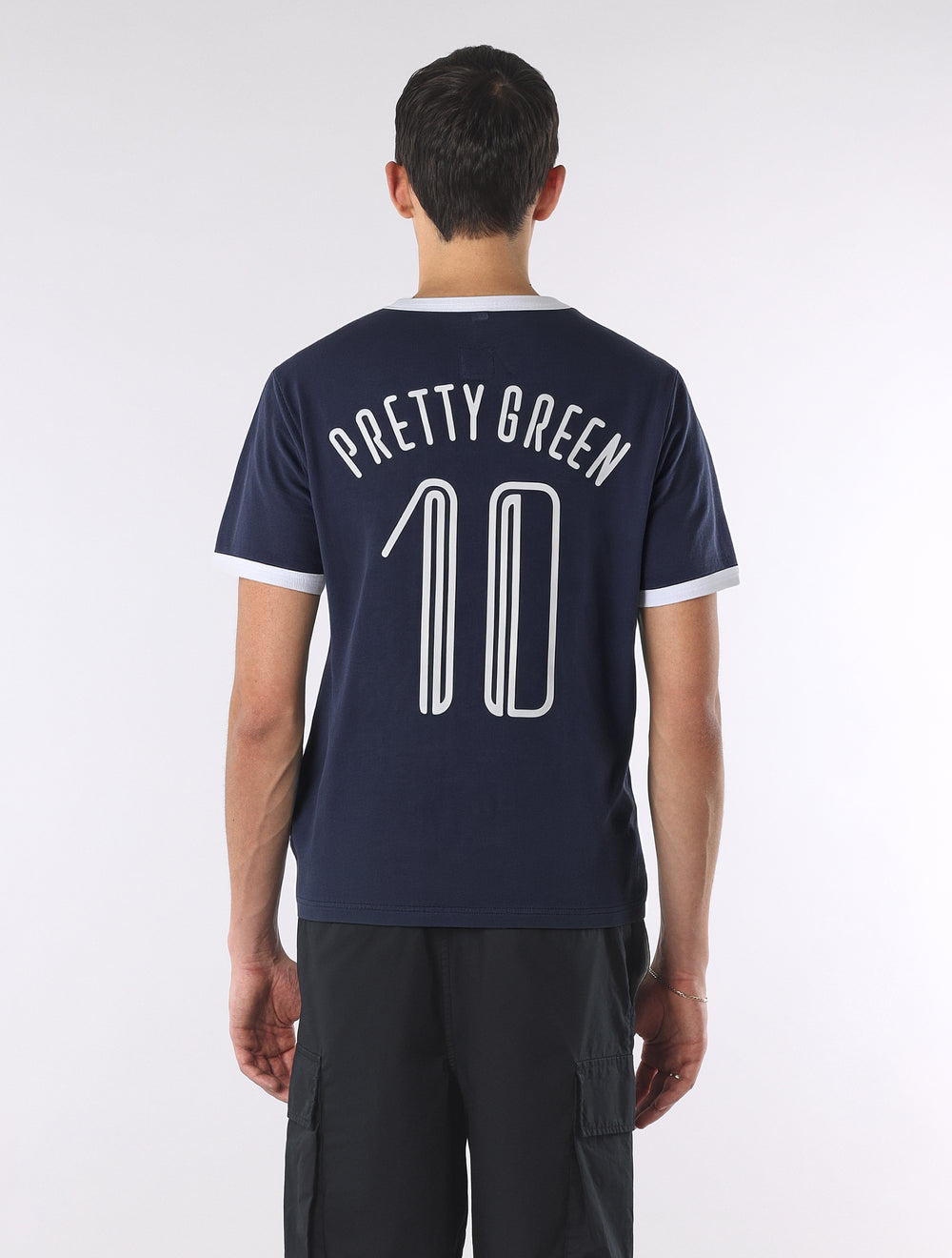 Dark Blue Jules Ringer T-Shirt