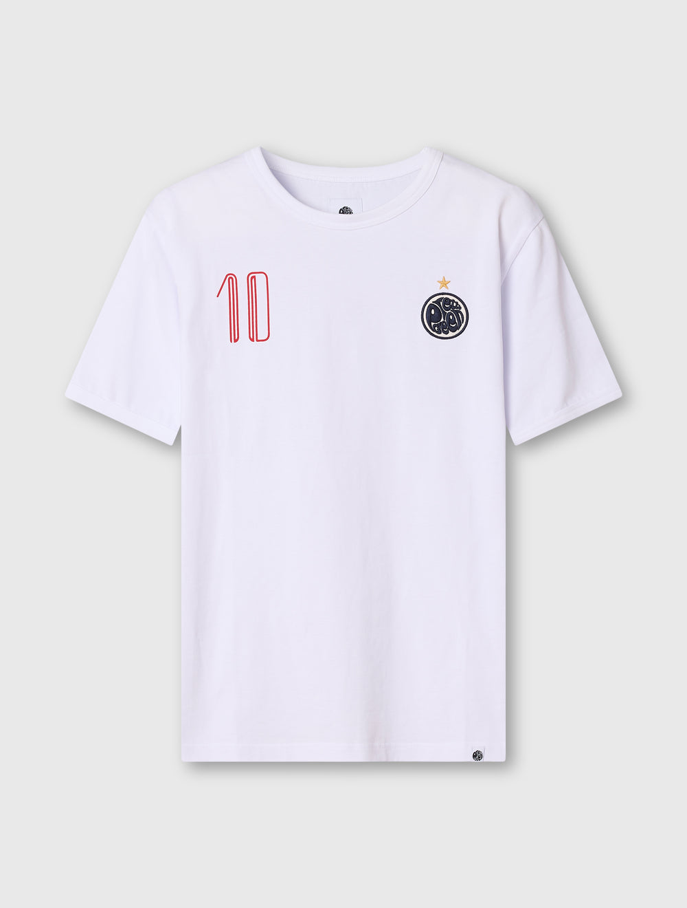 White Jules Ringer T-Shirt