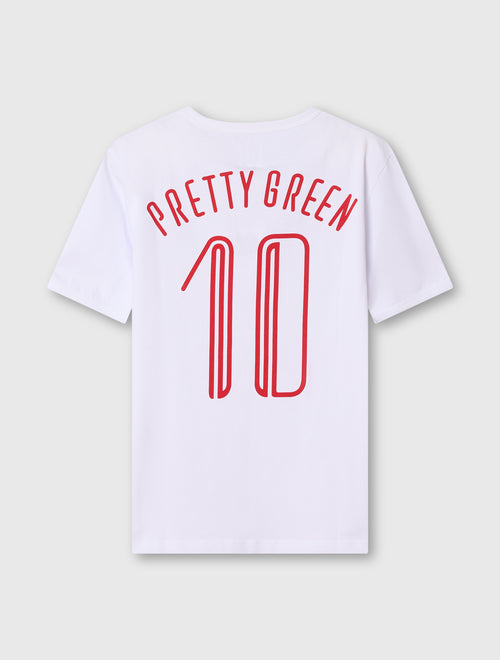 White Jules Ringer T-Shirt