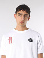 White Jules Ringer T-Shirt