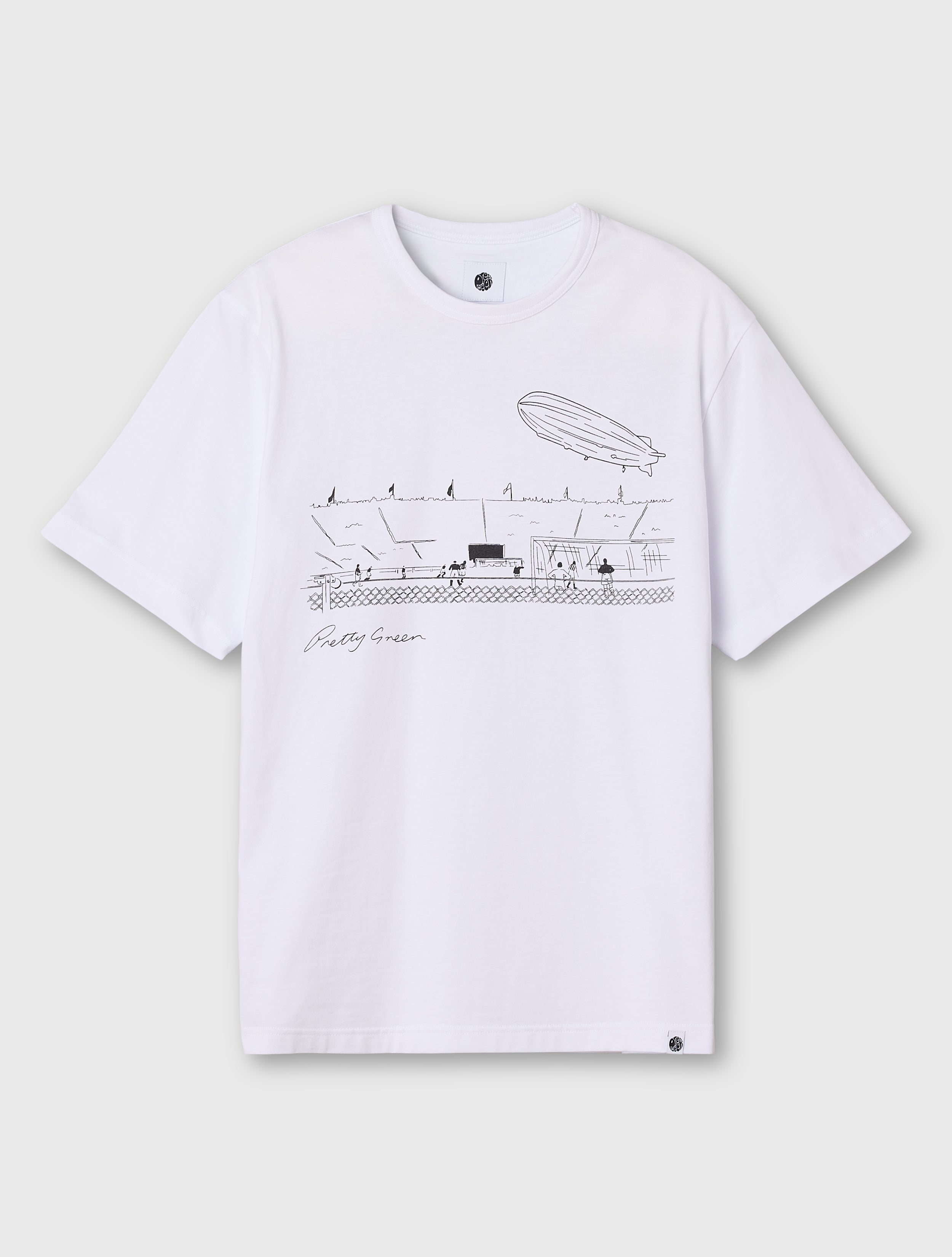 White Stadium T-Shirt – Pretty Green Store