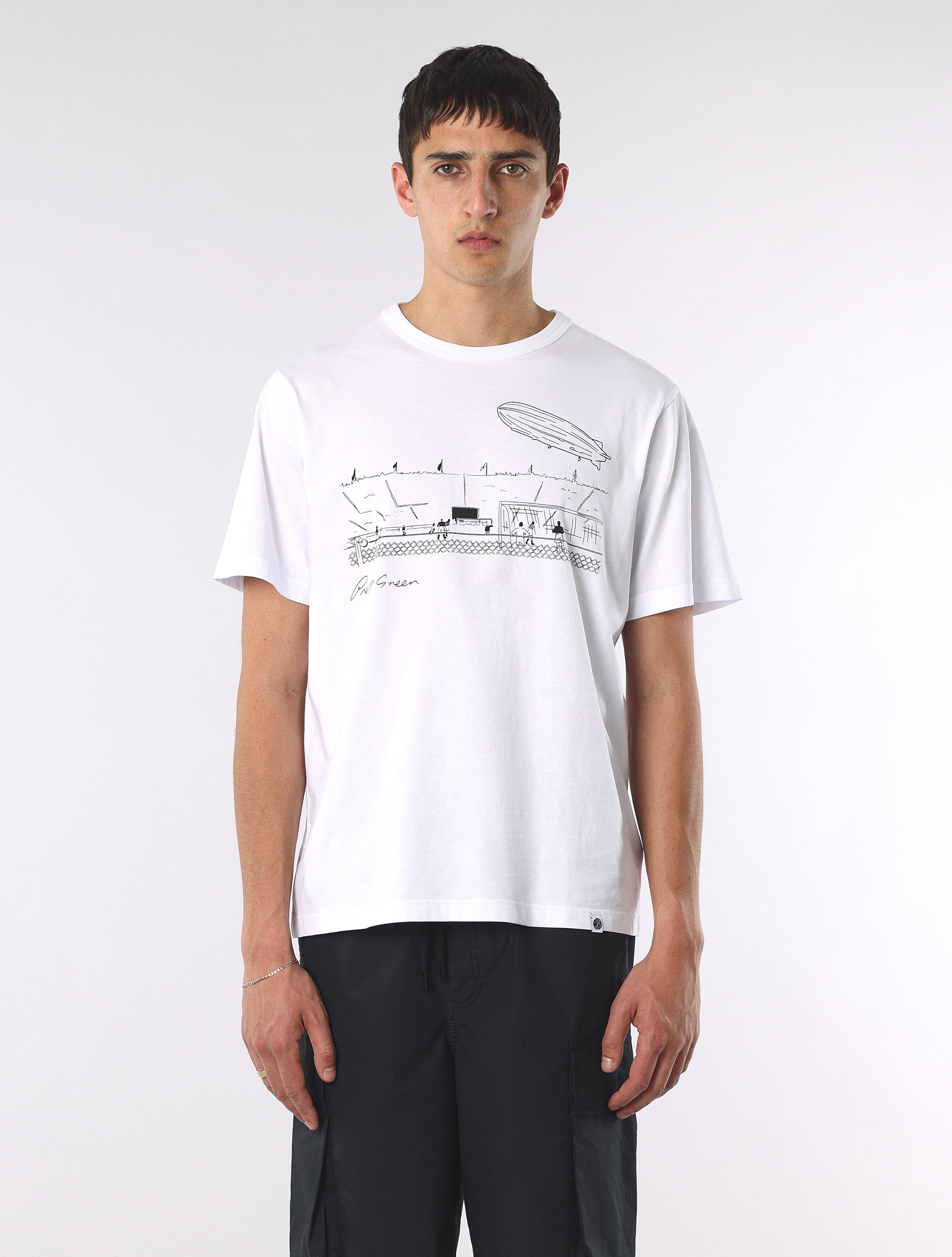 White Stadium T-Shirt – Pretty Green Store