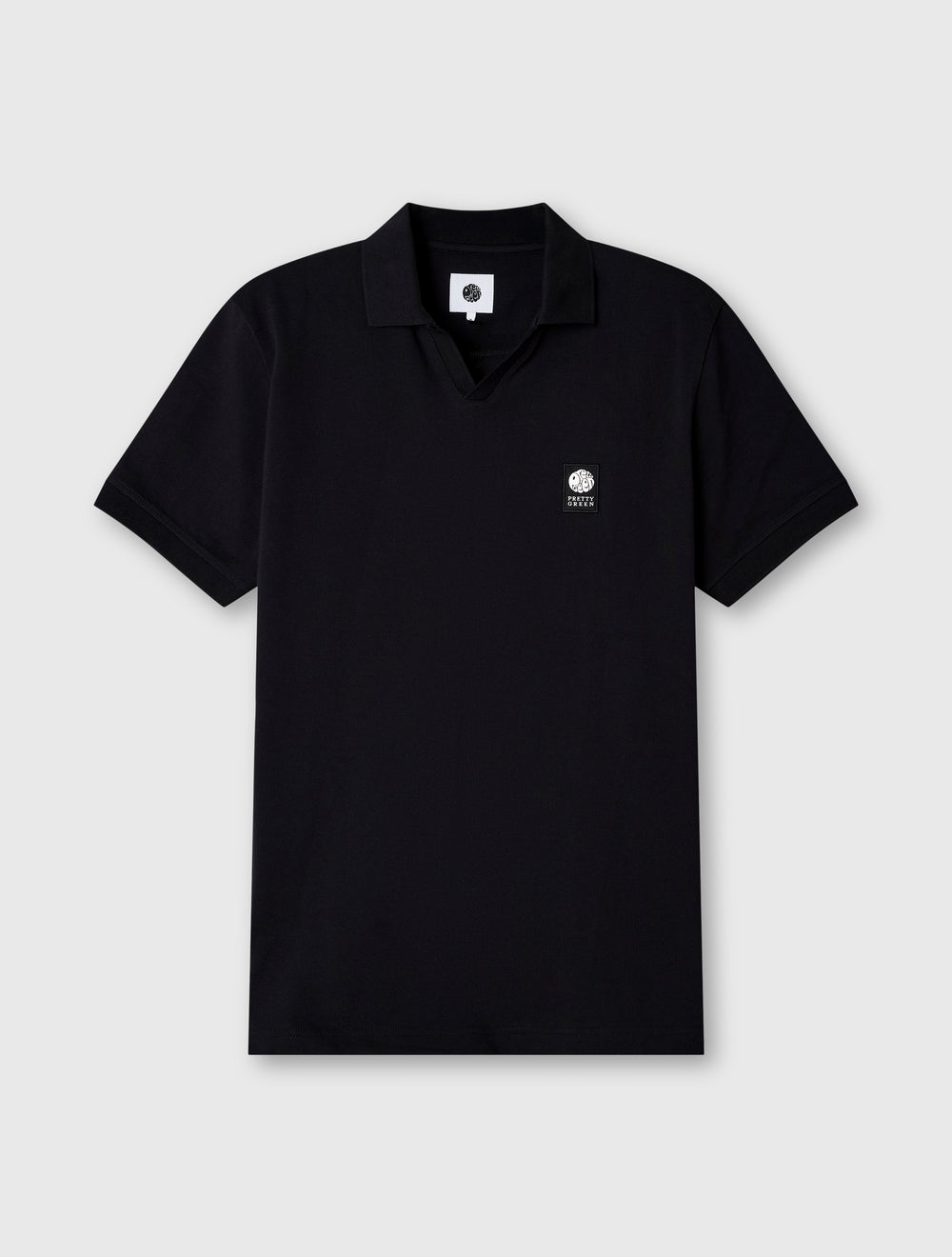 Black Resonance Solid Colour Polo