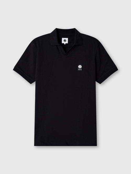 Black Resonance Solid Colour Polo