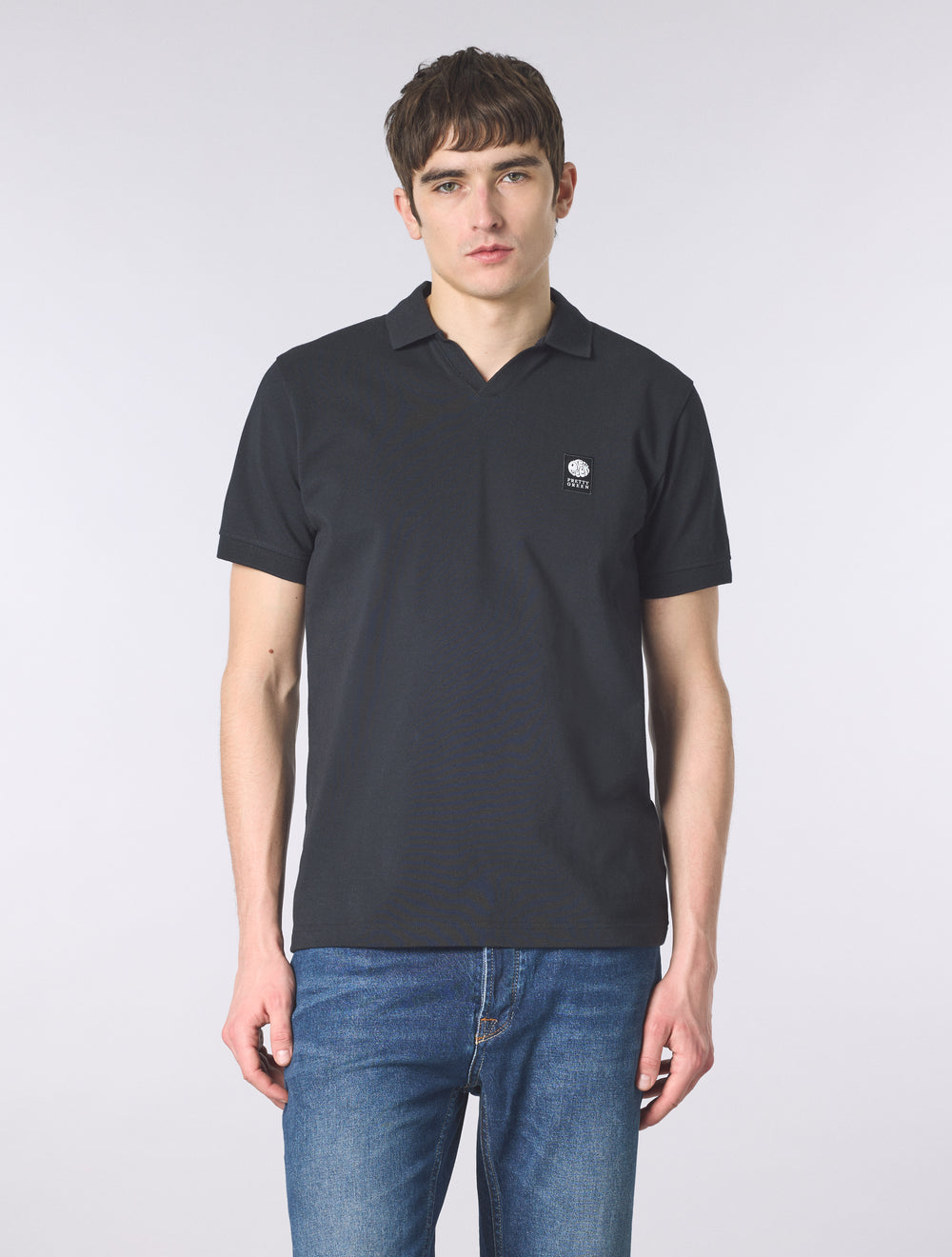 Black Resonance Solid Colour Polo