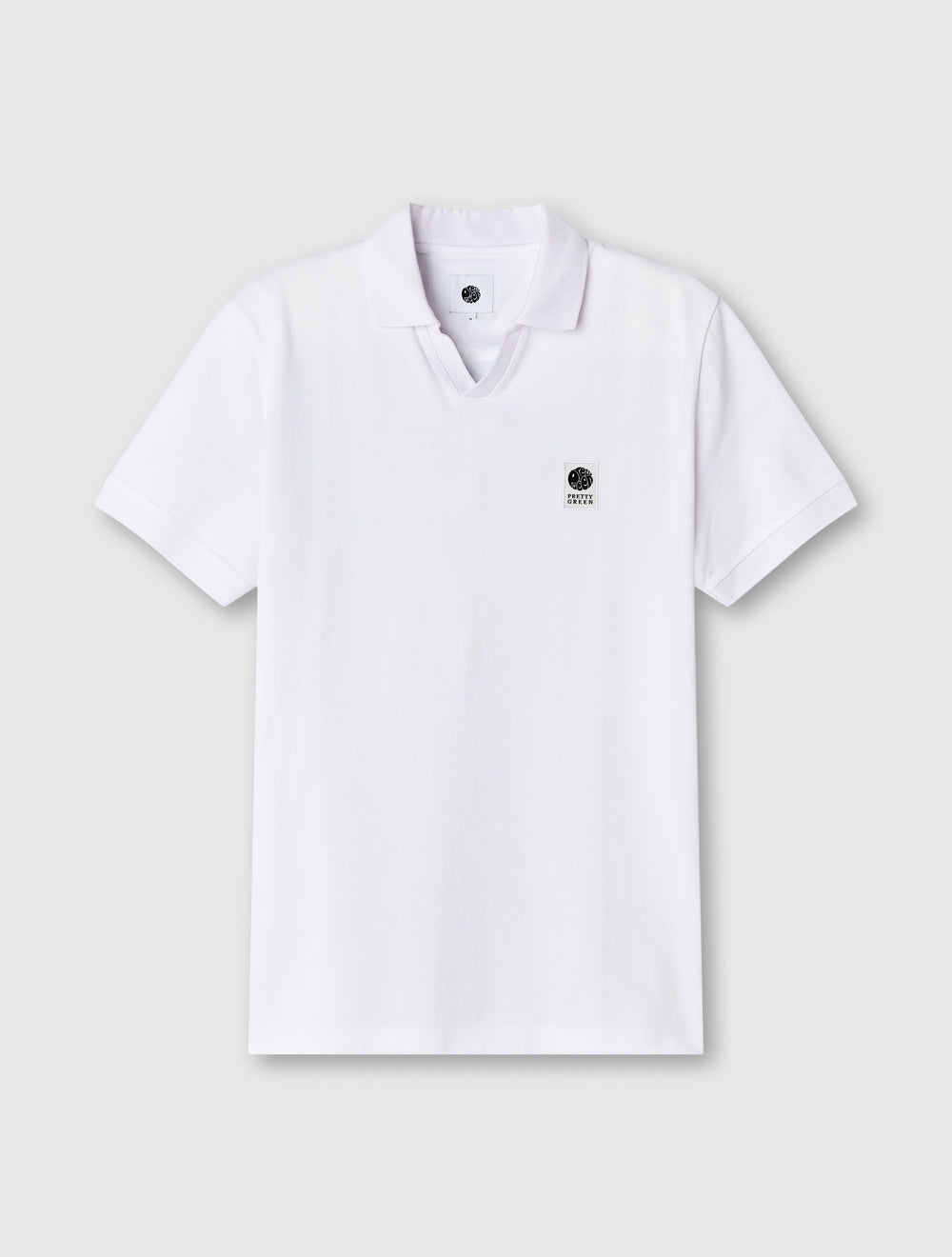 White Resonance Solid Colour Polo