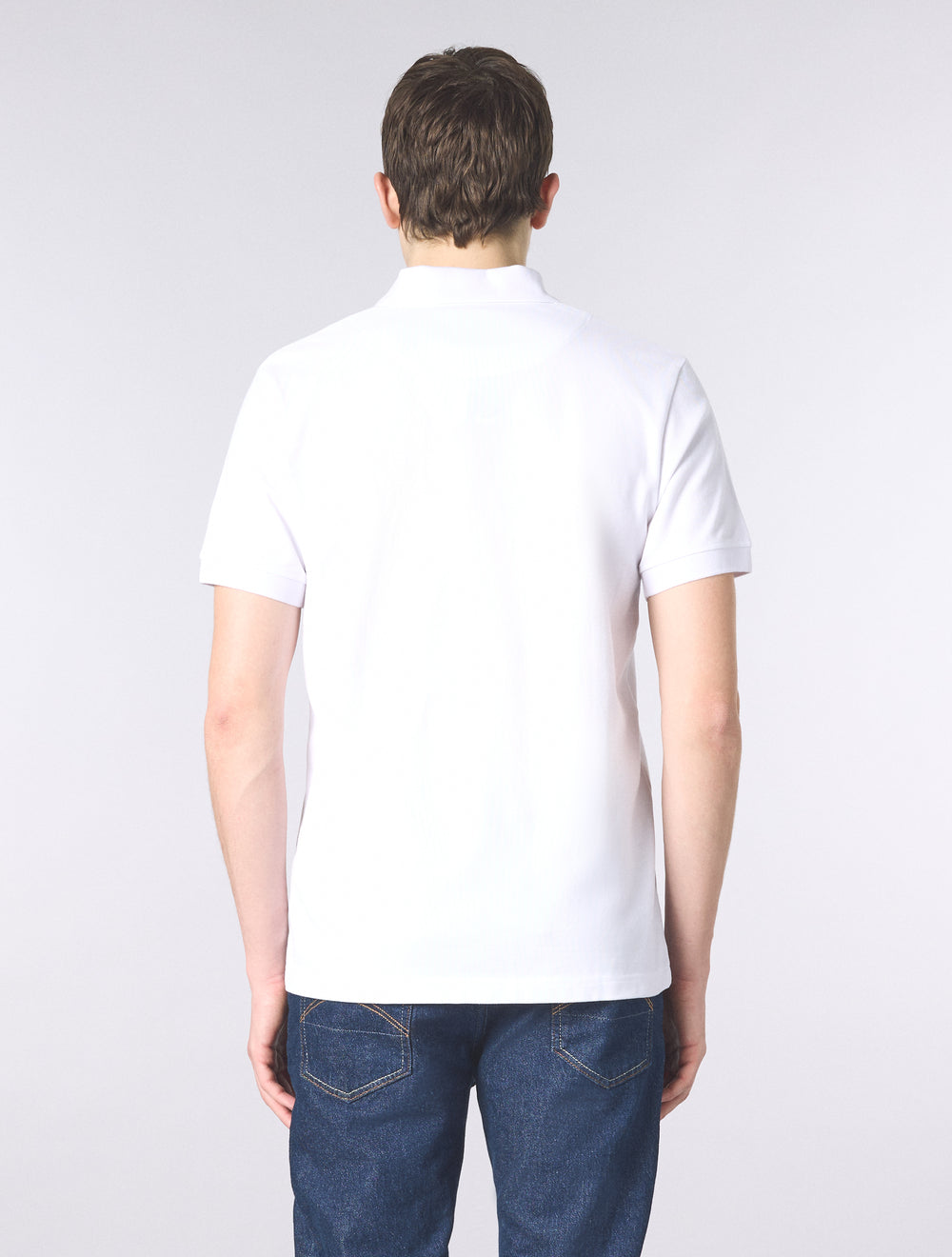 White Resonance Solid Colour Polo