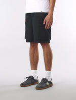 Black Stamford Cargo Shorts