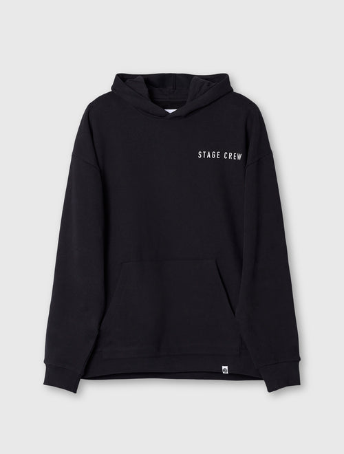 Black Knebworth Graphic Hoody