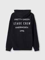 Black Knebworth Graphic Hoody