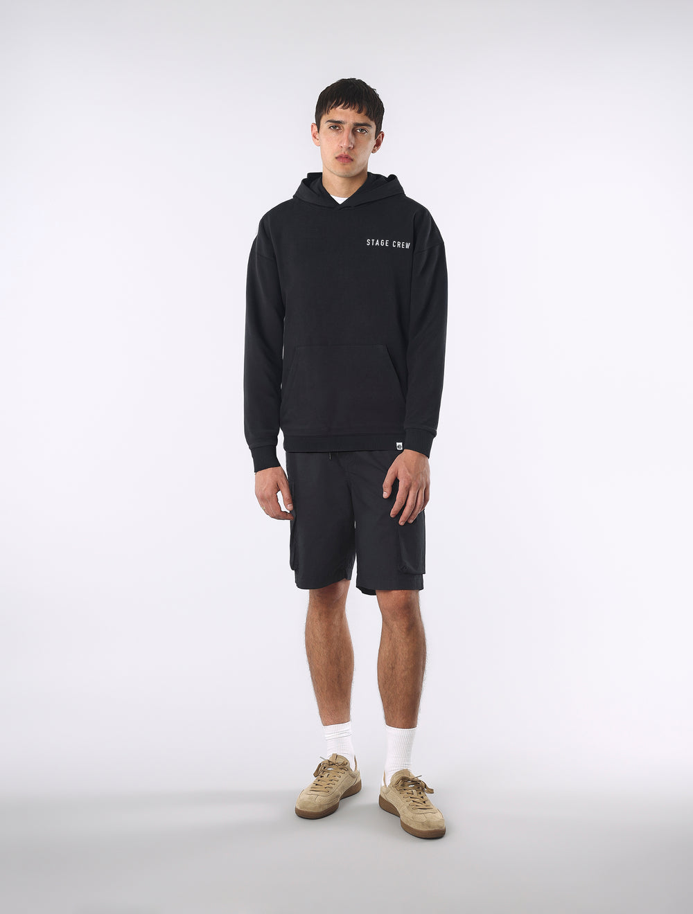 Black Knebworth Graphic Hoody