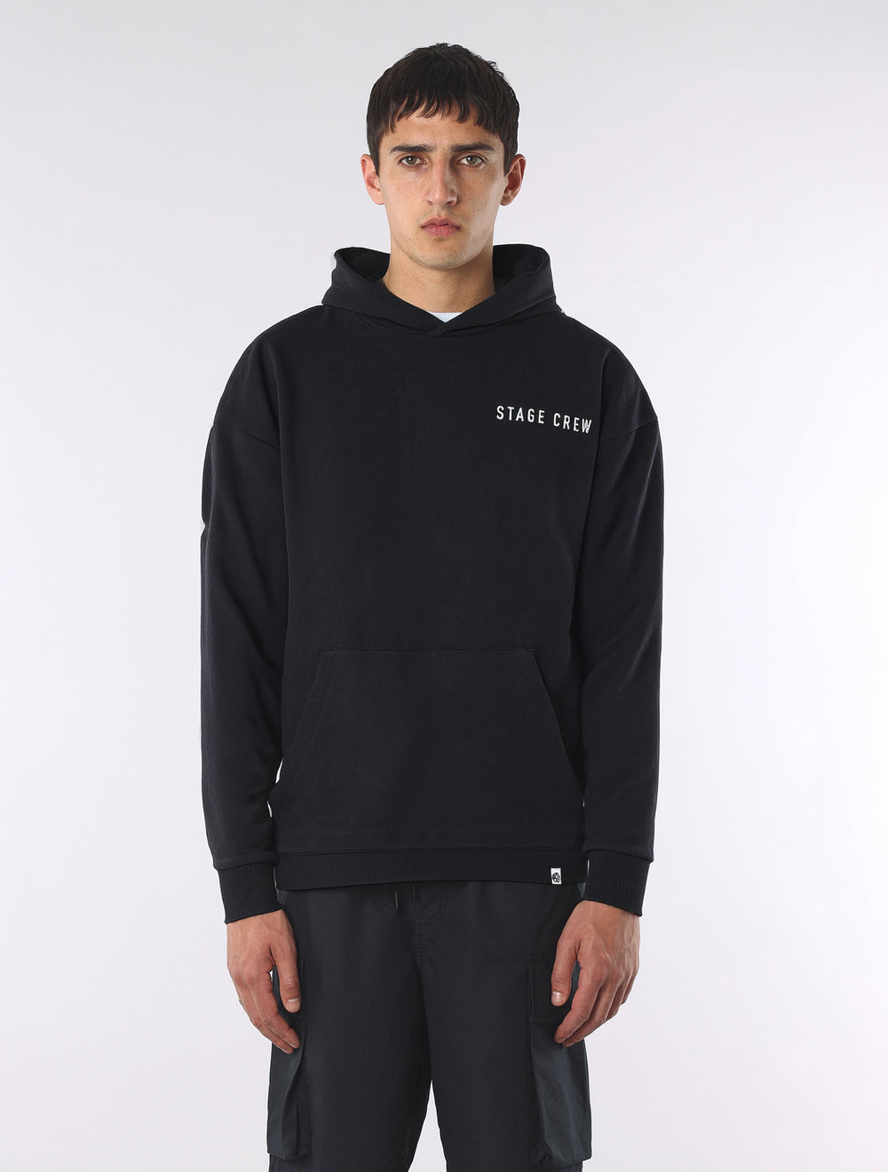 Black Knebworth Graphic Hoody
