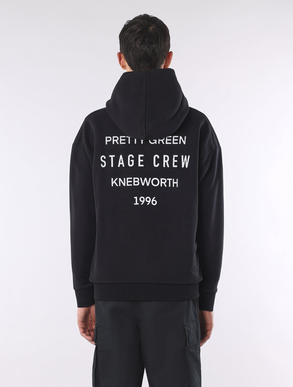 Black Knebworth Graphic Hoody