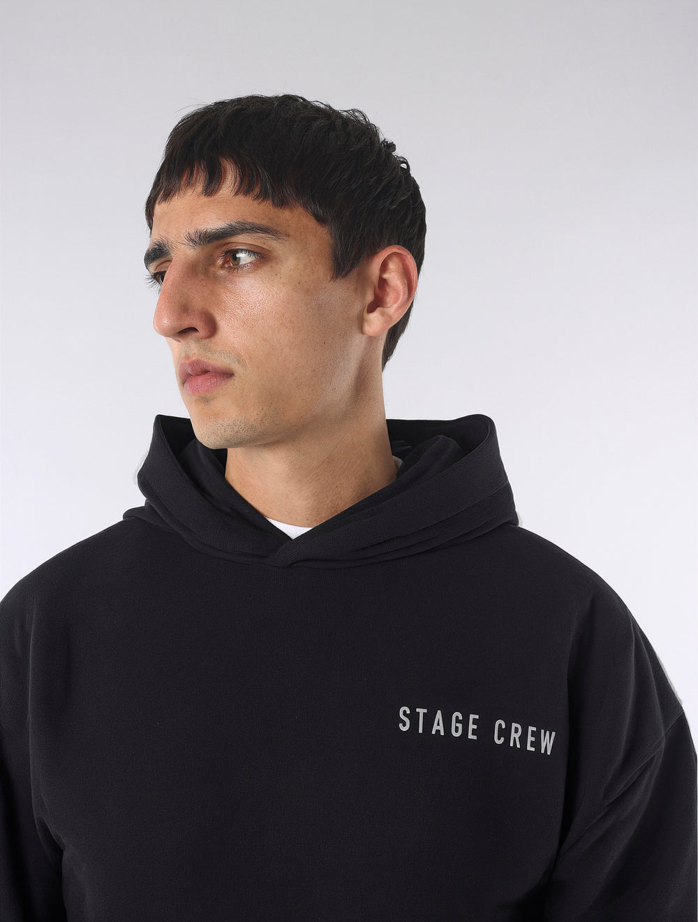 Black Knebworth Graphic Hoody
