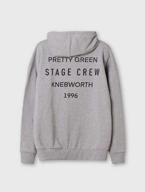 Grey Knebworth Graphic Hoody