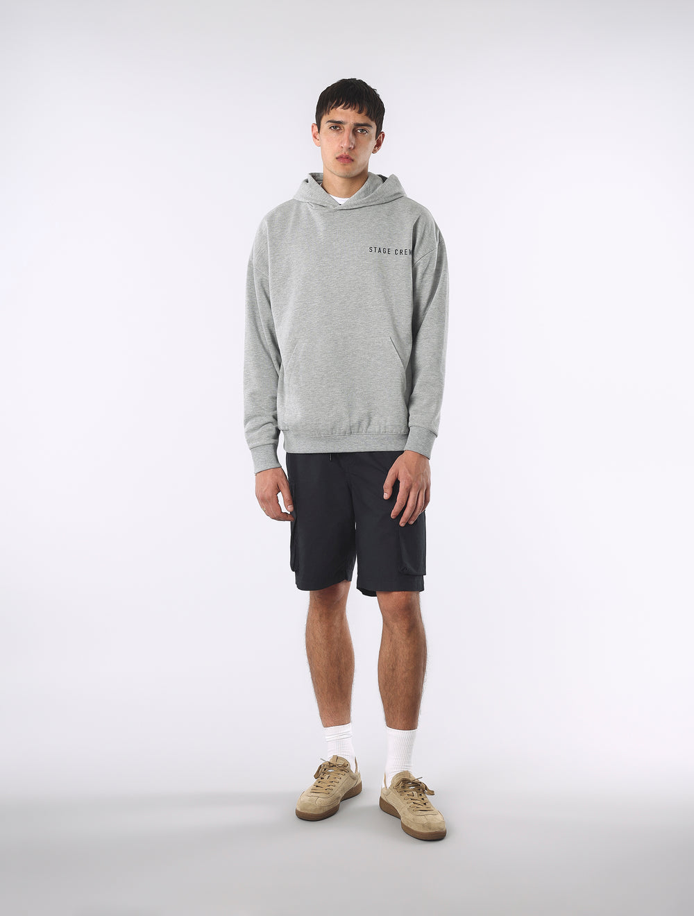Grey Knebworth Graphic Hoody