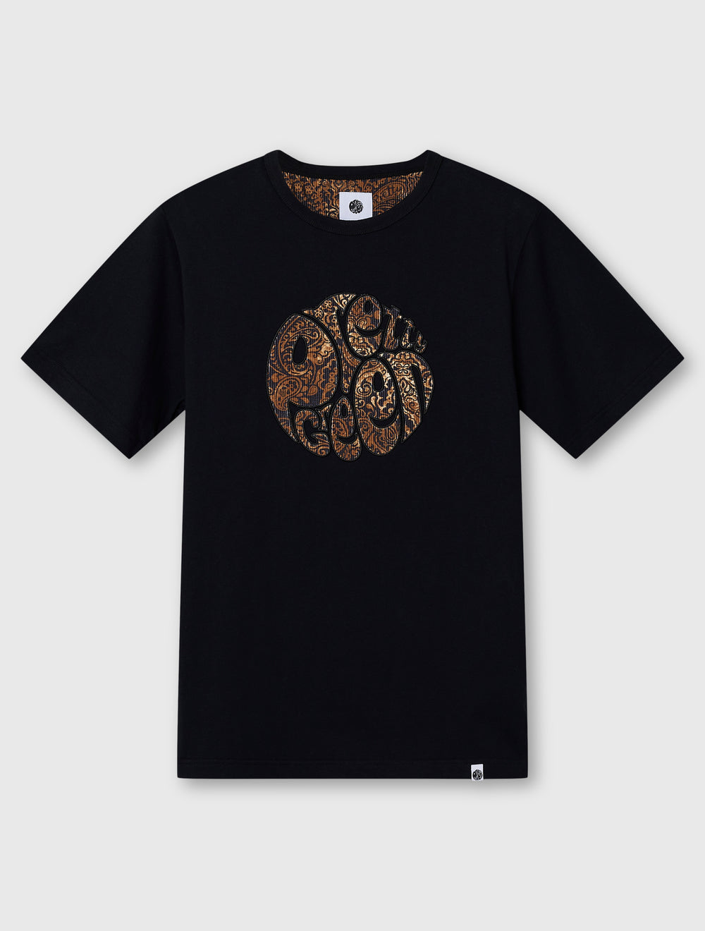 Black Rave On Paisley Logo T-Shirt