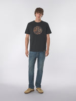 Black Rave On Paisley Logo T-Shirt