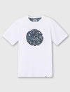 White Rave On Paisley Logo T-Shirt