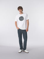 White Rave On Paisley Logo T-Shirt