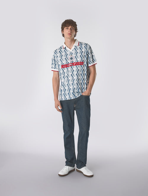Blue Kingsleigh Football Top