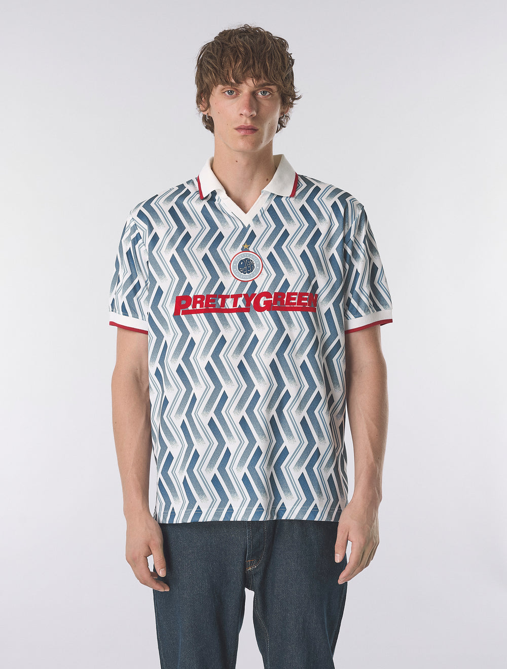 Blue Kingsleigh Football Top