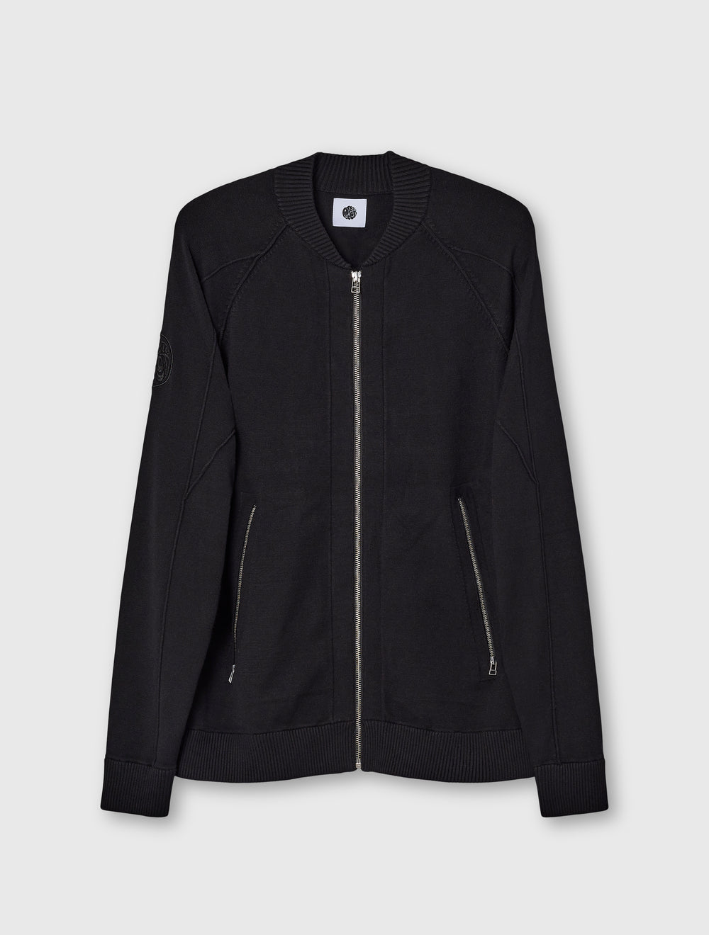 Black Hartington Knitted Bomber