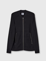 Black Hartington Knitted Bomber