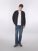 Black Hartington Knitted Bomber