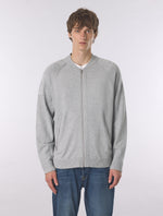 Grey Hartington Knitted Bomber