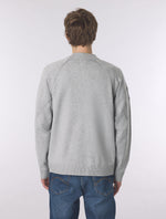 Grey Hartington Knitted Bomber