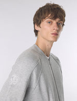 Grey Hartington Knitted Bomber