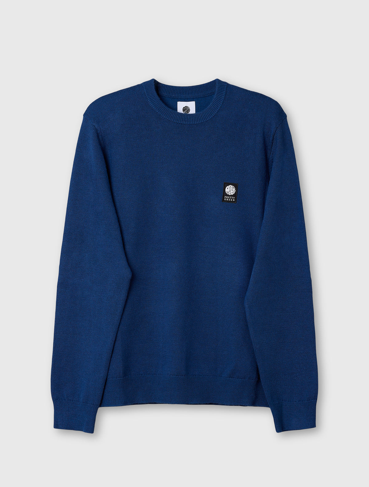 Dark Blue Merino Blend Crew