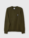 Khaki Merino Blend Crew