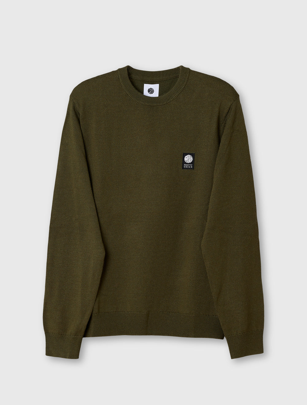 Khaki Merino Blend Crew