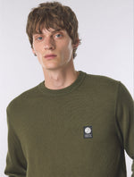 Khaki Merino Blend Crew