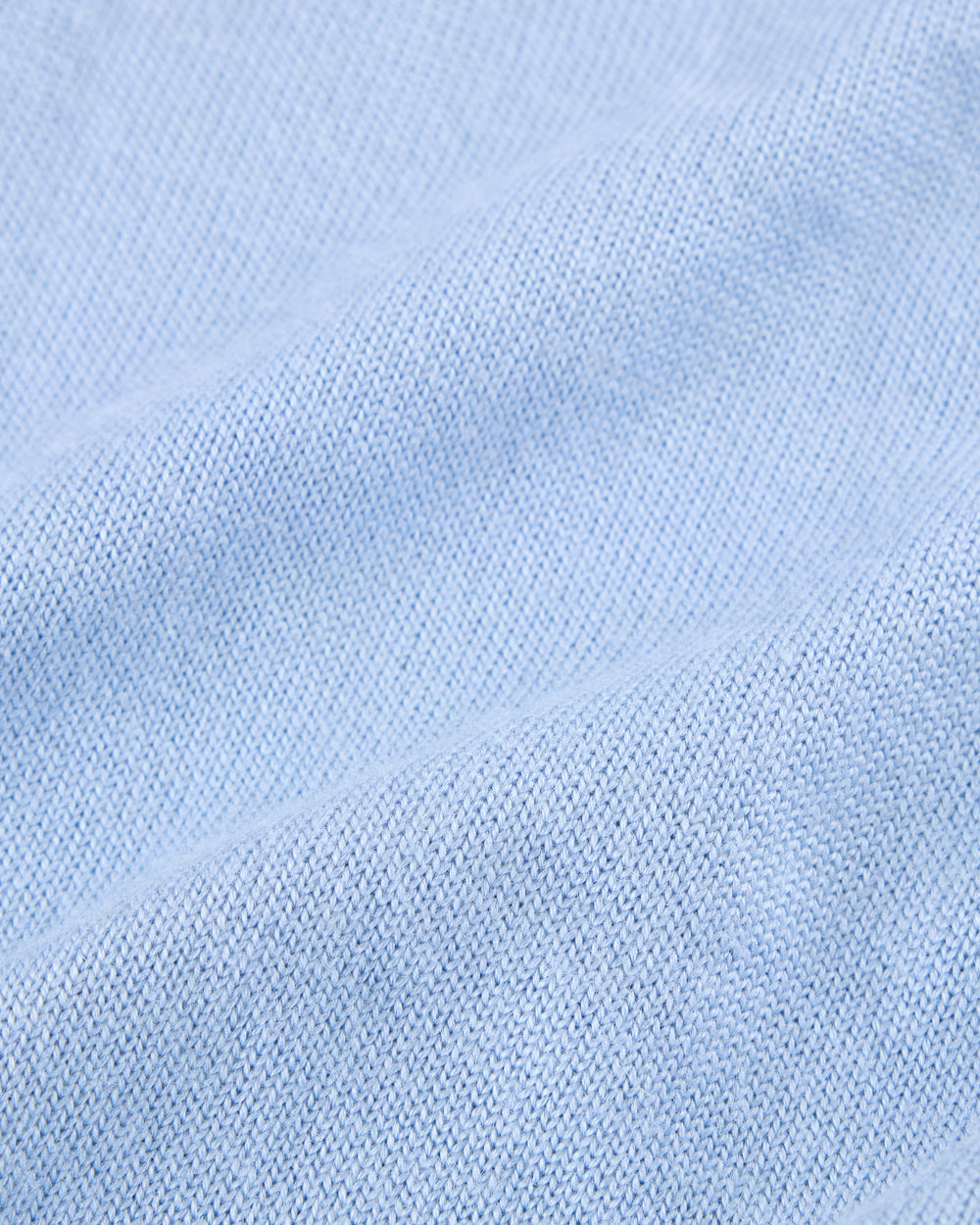 Sky Blue Merino Blend Polo