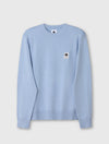 Sky Blue Merino Blend Crew