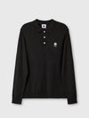 Black Merino Blend Polo