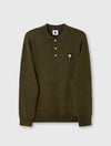 Khaki Merino Blend Polo