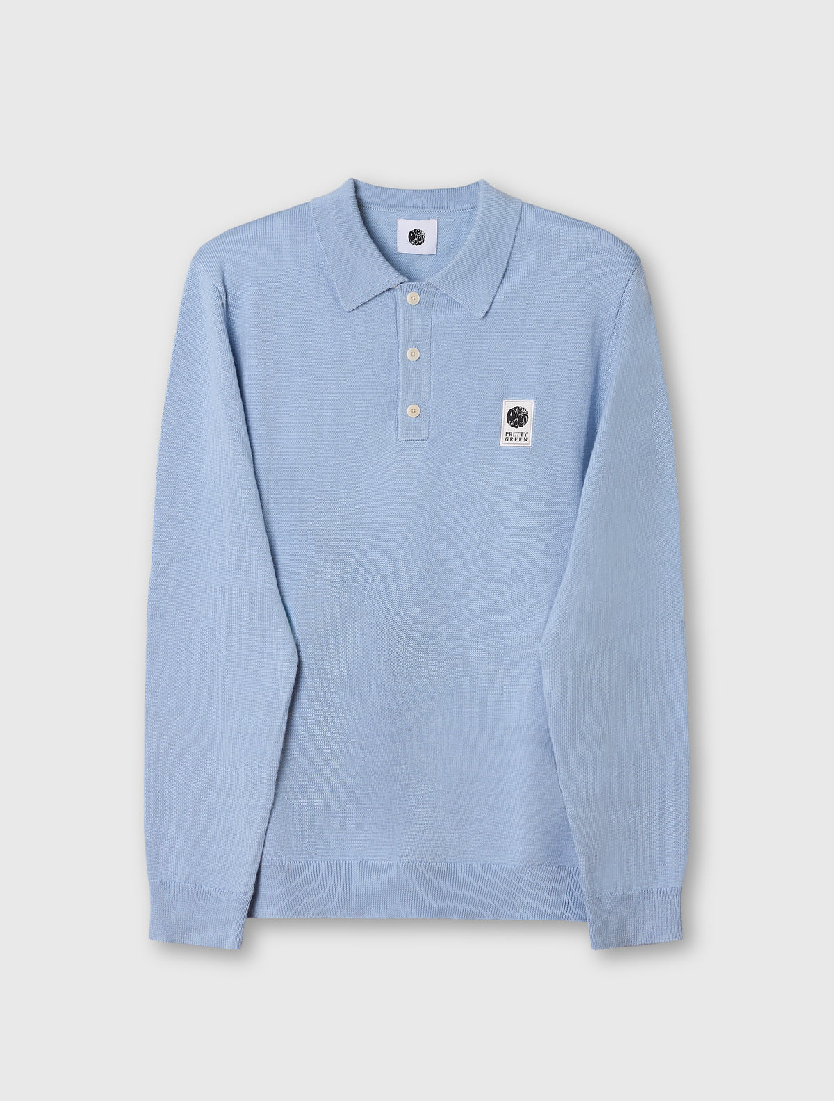 Sky Blue Merino Blend Polo